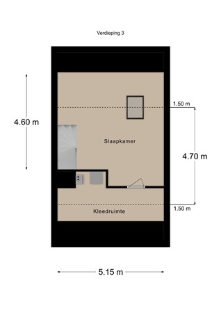 Floorplan - Appiushof 148B, 6215 EP Maastricht